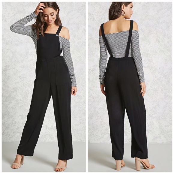 Forever 21 Denim - Nwt black woven overalls